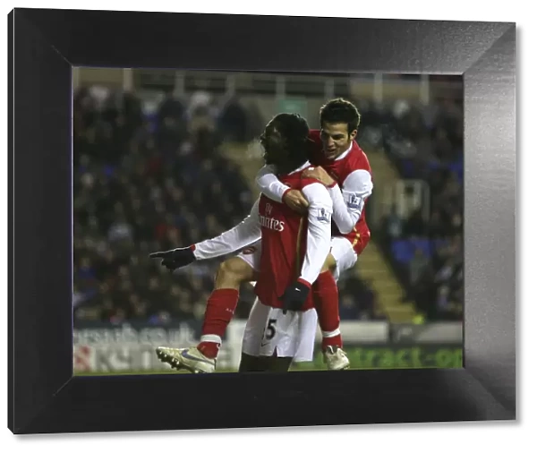 Adebayor and Fabregas: Arsenal's 1000th Goal Celebration in 1-3 Win over Reading (12 / 11 / 2007)