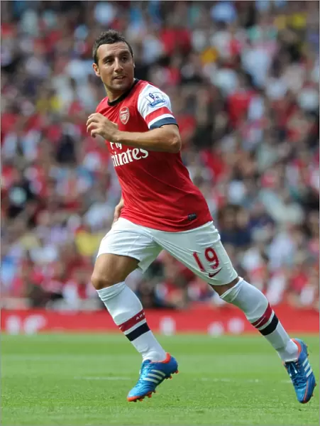 Santi Cazorla: Arsenal's Midfield Maestro in Action Against Sunderland, Premier League 2012-13