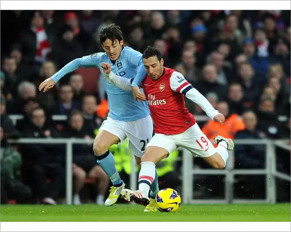 Clash of Midfield Maestros: Santi Cazorla vs. David Silva (Arsenal vs. Manchester City, 2012-13)