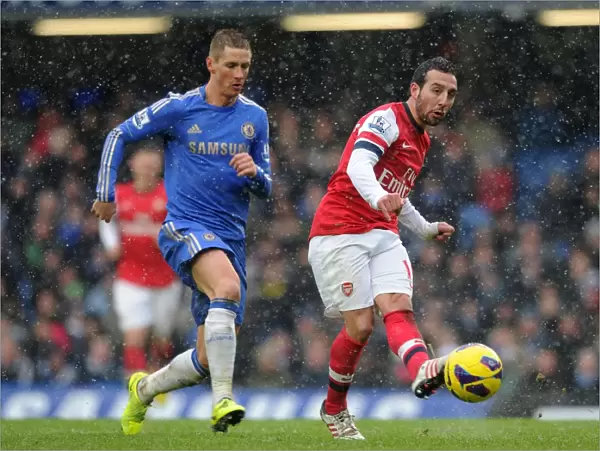 Cazorla vs. Torres: Intense Battle in Chelsea vs. Arsenal Premier League Clash