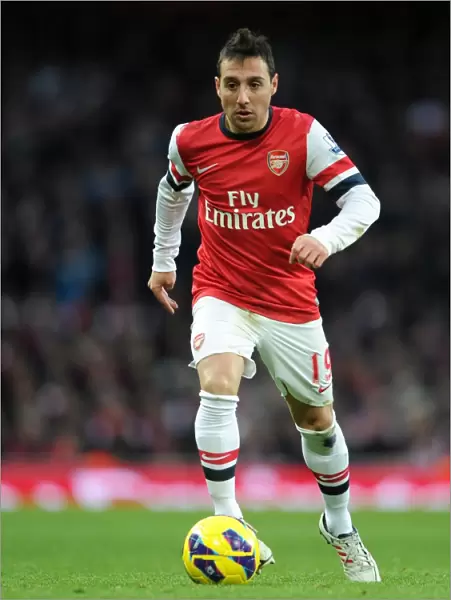 Santi Cazorla in Action: Arsenal vs Stoke City, Premier League 2012-13