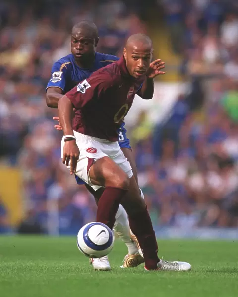 Thierry Henry vs. William Gallas: A Rivalry Renewed - Chelsea 1:0 Arsenal, FA Premier League, Stamford Bridge, 2005