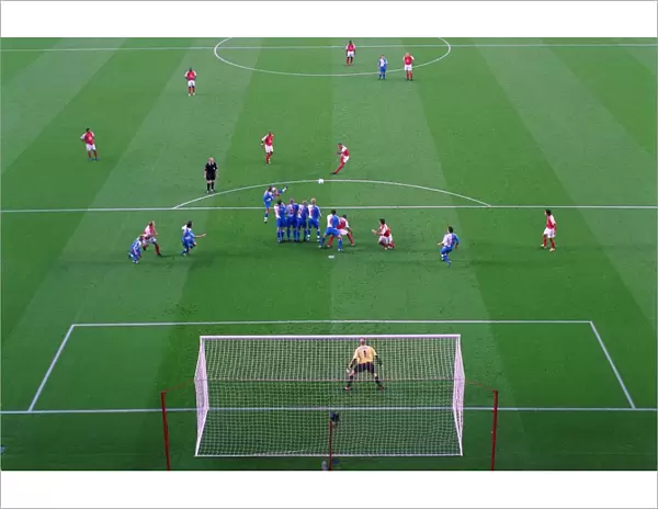 Thierry Henry (Arsenal) free kick. Arsenal 3: 0 Blackburn Rovers