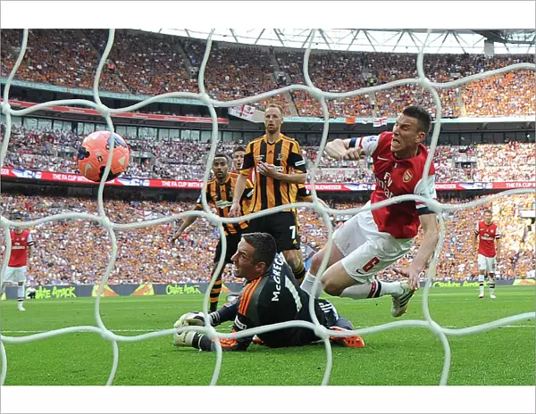 Koscielny Scores the Second Goal: Arsenal's FA Cup Final Victory over Hull City (2014)