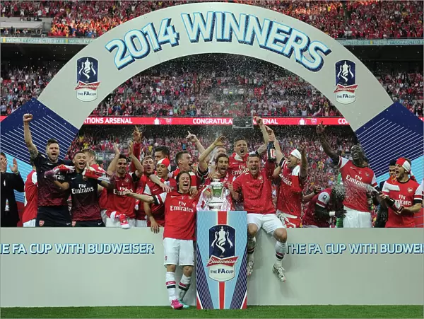 Arsenal Lifts FA Cup: Arsenal v Hull City, FA Cup Final 2014