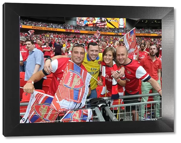 Arsenal FA Cup Final: Excitement Builds as Fans Gather at Wembley Ahead of Arsenal vs. Hull City (3:2)