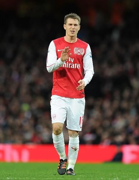 Aaron Ramsey: In Action for Arsenal Against Queens Park Rangers (2011-12)