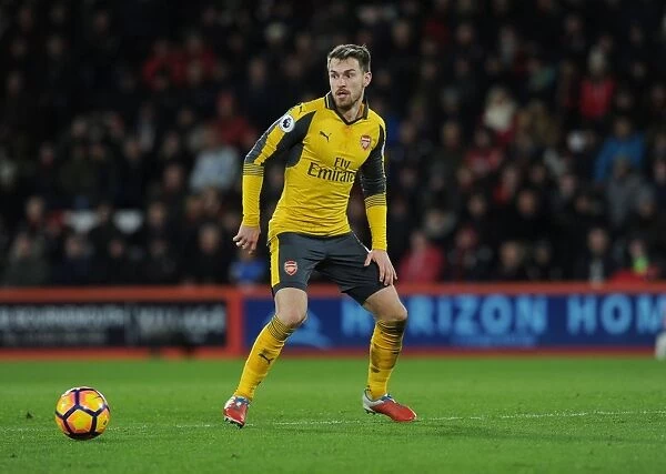 Aaron Ramsey in Action: Arsenal vs. AFC Bournemouth, Premier League 2016-17