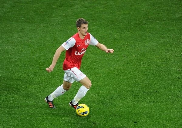 Aaron Ramsey in Action: Arsenal vs. Wolverhampton Wanderers, Premier League 2011-2012
