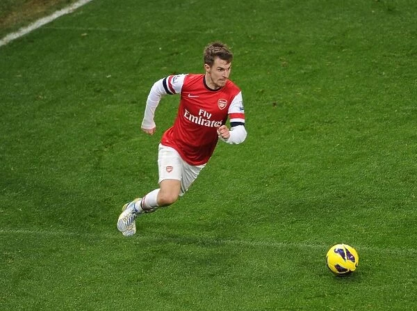Aaron Ramsey in Action: Arsenal vs. West Ham United, Premier League 2012-13