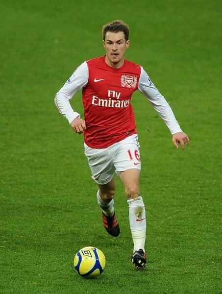 Aaron Ramsey in Action: Arsenal vs Aston Villa, FA Cup 2011-12
