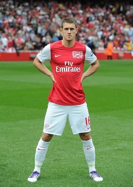 Aaron Ramsey in Action: Arsenal vs Bolton Wanderers, Premier League 2011-12