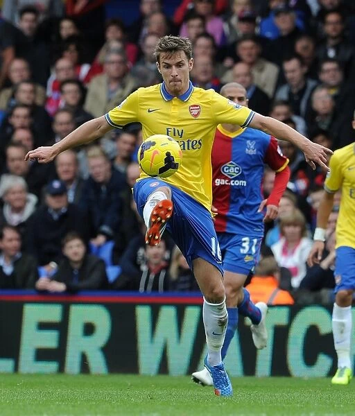 Aaron Ramsey in Action: Arsenal vs Crystal Palace, Premier League 2013-14