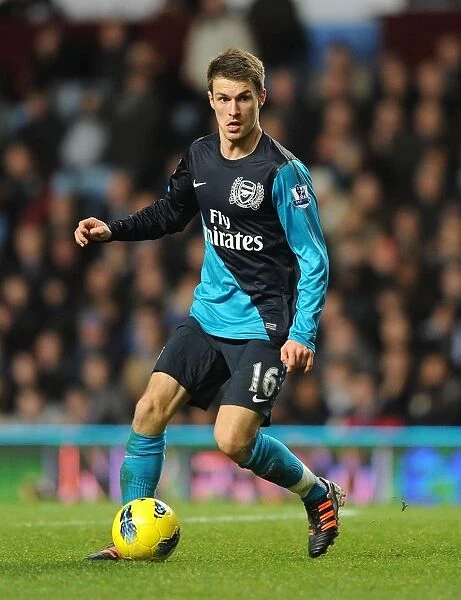 Aaron Ramsey in Action: Aston Villa vs. Arsenal, Premier League 2011-12