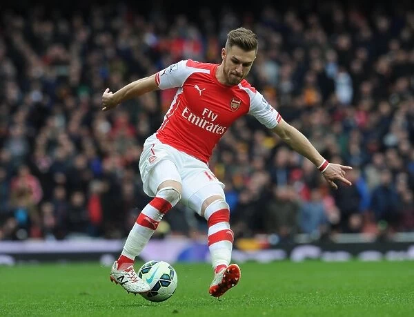 Aaron Ramsey: In Action Against Liverpool, Arsenal Premier League 2014-15