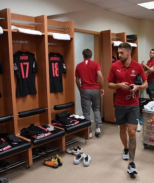Aaron Ramsey: Pre-Season Encounter between Bayern Munich and Arsenal in Shanghai, 2017
