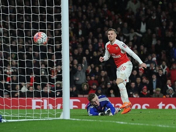 Aaron Ramsey Scores His Second Goal: Arsenal vs. Sunderland in FA Cup Third Round