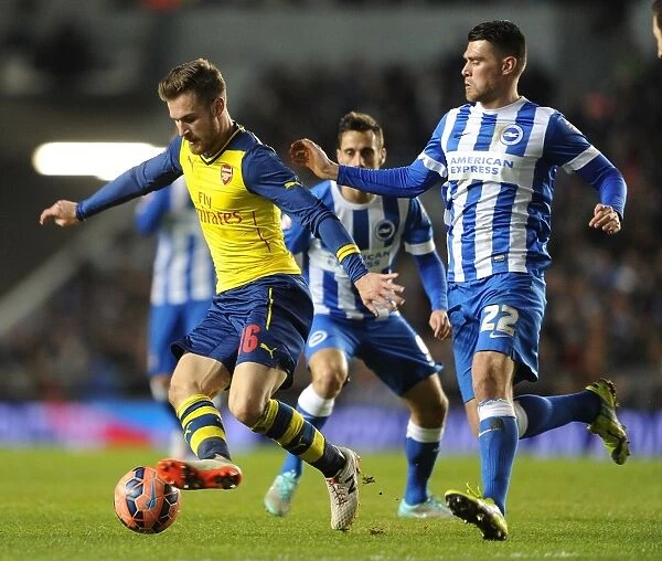 Aaron Ramsey vs. Danny Holla: FA Cup Clash Between Brighton & Hove Albion and Arsenal