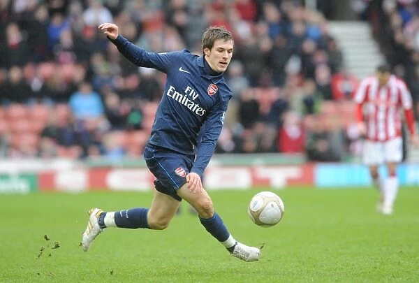 Aaron Ramsey's FA Cup Upset: Stoke City's 3-1 Victory Over Arsenal at The Britannia Stadium (2010)