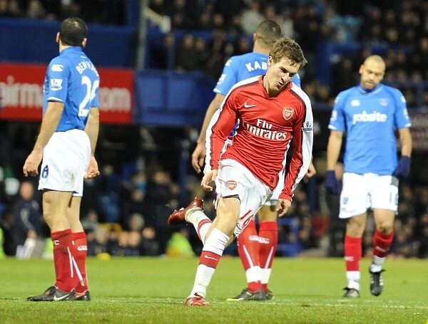 Aaron Ramsey's Triumph: The Thrilling Moment of Arsenal's 3-1 Victory Over Portsmouth