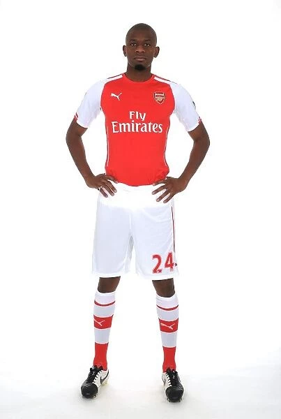 Abou Diaby at Arsenal FC's 2014-15 Photocall