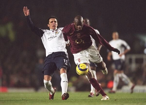 Abou Diaby vs. Matthew Etherington: Arsenal's 2-3 Defeat to West Ham United, FA Premiership, 2006