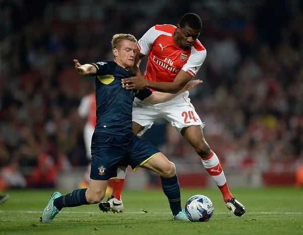 Abou Diaby vs. Steven Davis: Clash in the Capital One Cup Between Arsenal and Southampton
