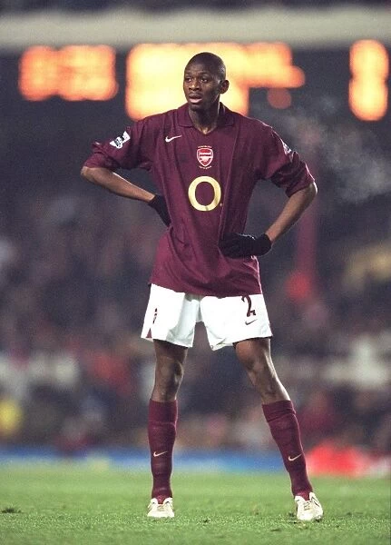 Abou Diaby's Dramatic Performance: Arsenal vs. Wigan Athletic in Carling League Cup Semifinal (Highbury, London, 24 / 1 / 05)