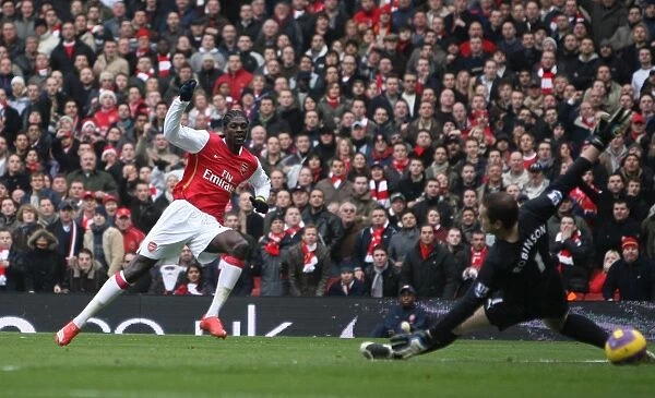 Adebayor Scores First Arsenal Goal Against Tottenham: 2-1 Victory