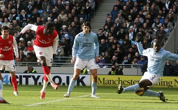 Adebayor Stuns Manchester City: First Arsenal Goal in Epic 3-1 Premier League Victory