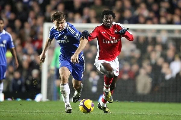Adebayor's Double Stuns Ivanovic and Chelsea: Arsenal's 2-1 Victory at Stamford Bridge, 2008