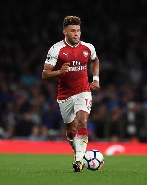 Alex Oxlade-Chamberlain: In Action for Arsenal Against Leicester City, Premier League 2017-18
