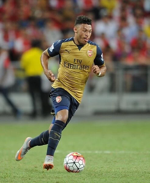 Alex Oxlade-Chamberlain in Action: Arsenal vs. Singapore XI, Barclays Asia Trophy, Kallang, Singapore - July 15, 2015