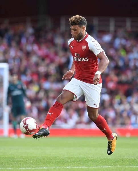 Alex Oxlade-Chamberlain in Action: Arsenal vs Sevilla, Emirates Cup 2017-18