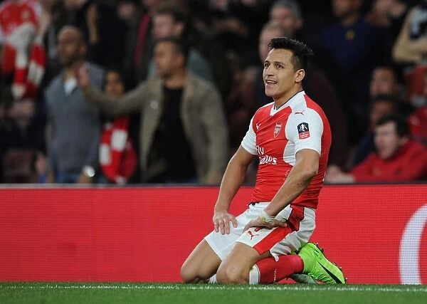 Alexis Sanchez: Arsenal's Brilliant Forward Lights Up FA Cup Quarter-Final Against Lincoln City
