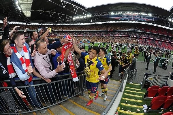 Alexis Sanchez: Arsenal's FA Cup Victory Celebration, 2015