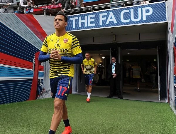 Alexis Sanchez: Arsenal's Star Forward at the 2015 FA Cup Final against Aston Villa, London
