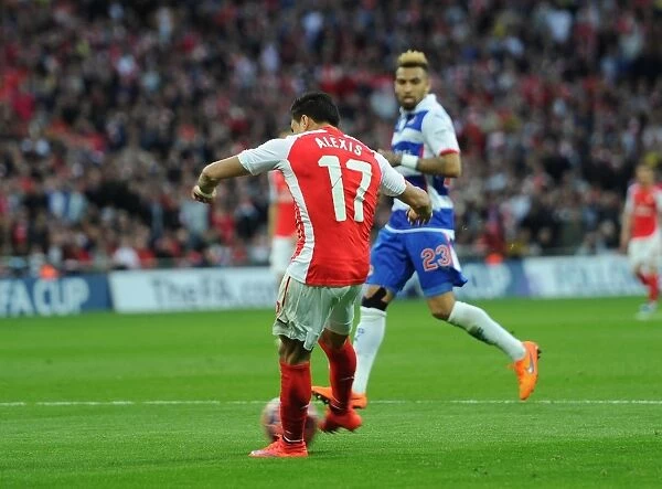 Alexis Sanchez Scores Arsenal's Second Goal in FA Cup Semi-Final against Reading