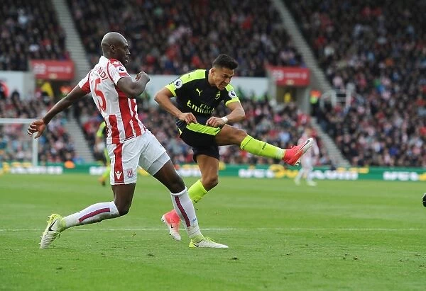 Alexis Sanchez Scores the Decisive Goal: Arsenal's Triumph over Stoke City, Premier League 2016-17