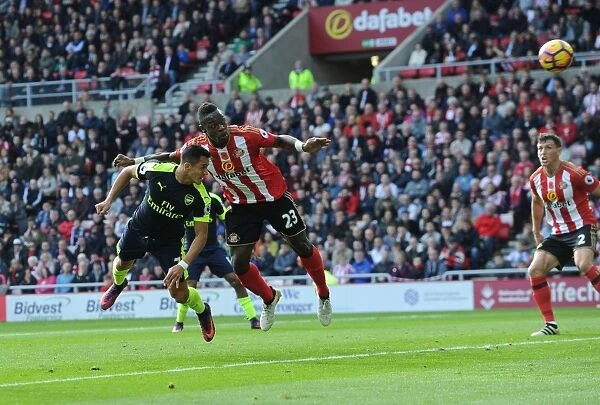 Alexis Sanchez Scores Dramatic Goal Past Lamine Kone in Sunderland vs. Arsenal (2016-17)