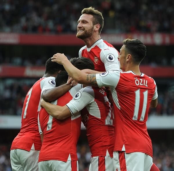Alexis Sanchez Scores First Arsenal Goal: Arsenal vs. Chelsea, Premier League 2016-17 - The Moment of Triumph