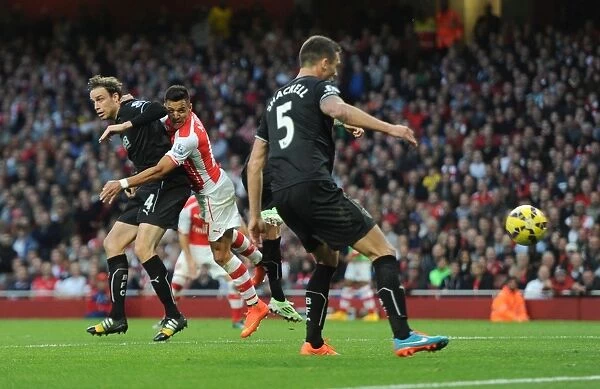 Alexis Sanchez Scores First Arsenal Goal Against Burnley: November 2014