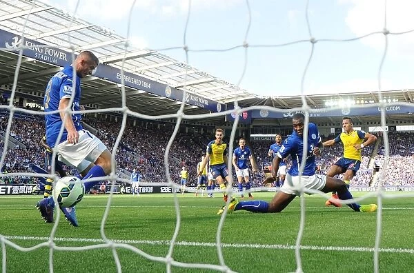 Alexis Sanchez Scores Stunner Past Morgan and Koschesky: Leicester City vs. Arsenal (2014-15)