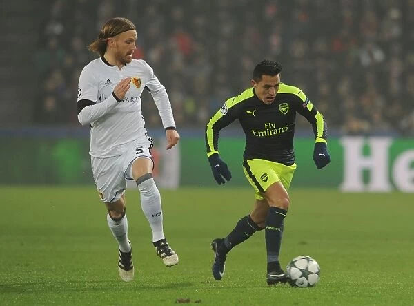 Alexis Sanchez vs Michael Lang: A Football Battle in the 2016-17 UEFA Champions League: FC Basel vs Arsenal