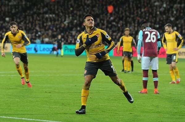 Alexis Sanchez's Brace: Arsenal's Victory over West Ham United in the Premier League 2016-17