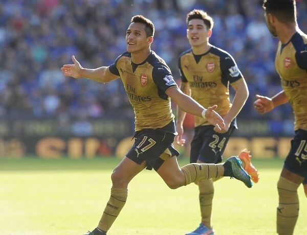 Alexis Sanchez's Four-Goal Blitz: Arsenal's Dominant Performance Against Leicester City (2015 / 16)