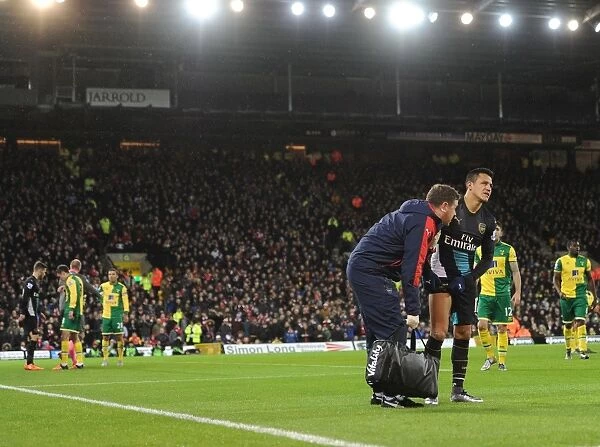 Alexis Sanchez's Premature Exit: A Dramatic Moment from Arsenal's Match against Norwich City, 2015