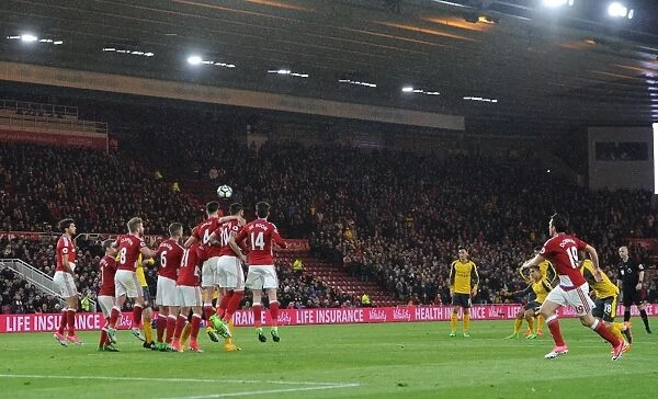 Alexis Sanchez's Stunning Free Kick: Arsenal vs Middlesbrough, Premier League 2016-17