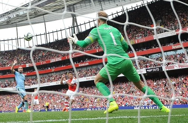 Alexis Sanchez's Stunning Goal: Arsenal vs Manchester City, Premier League 2014-15 - Arsenal's Star Forward Scores Past Joe Hart