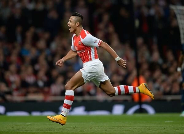 Alexis Sanchez's Thrilling Goal: Arsenal vs. Southampton, League Cup 2014 / 15